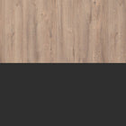 Bestar Aquarius Computer Desk - Rustic Brown & Graphite-1 file drawer (12. 1 W x 8. 75"H x 15"D) with letter/legal filing system