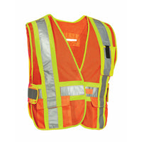 Forcefield Econo 5 Point Vest - Orange - One Size-100% polyester mesh body