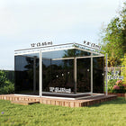 Outsunny Replacement Mosquito Netting for Gazebo 10' L x 12' W - Cream White-Fits most 4-panel 10' x 12' (3x3.6m) gazebos   