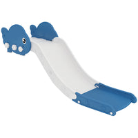 Qaba Toddler Couch Slide for Bed, Sofa or Stairs - Blue-Extra length enhances kids' sliding fun on various pieces of furniture 