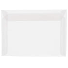 JAM Paper 8.75 x 11.5 Booklet Translucent Vellum Booklet Envelopes, Clear, 1000 Pack (2851370B)-Clear translucent