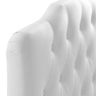 Modway Annabel Upholstered Vinyl Twin Headboard - White-6