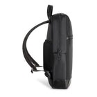Champs Onyx Modern Nylon Backpack - Black-Adjustable air-mesh shoulder straps