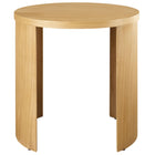 Modway Aspect Round Wood End Table - Oak-Assembly Required