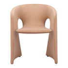 Zuo Rosyth Dining Chair - Tan-Comfy and durable polyester fabric