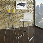 Modway Dive Bar Stool - White-Easy wipe clean surface