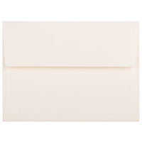 JAM Paper A6 Strathmore Invitation Envelopes - 4.75" x 6.5" - Natural White Linen - 50 Pack (74083I)-Natural White Linen