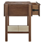 Modway Oswin 1-Drawer Wood Nightstand - Walnut-7