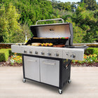 Kenmore 6 Burner XL Gas Grill with Side Burner-Each main burner puts out 10,000 BTU while the side burner goes up to 13, 000 BTU for maximum cooking versatility. 