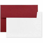 JAM Paper Blank Greeting Cards Set - A6 Size - 4.75" x 6.5" - Dark Red - 25 Pack-Color: Dark Red 
