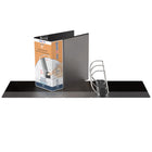 QuickFit Pro Heavy Duty Binder - Single Touch Pin-Lock - 6" - Black - 2 Pack-6"