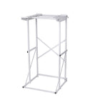 BLACK+DECKER Washer Dryer Stacking Rack Stand - White-Space Saving Stand to store a portable washer and dryer