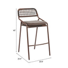 Zuo Rio Barstool - Brown - Set of 2-6