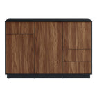 Modway Holden 47" Sideboard - Black Walnut-Sleek Plinth Base