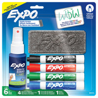 Expo Chisel Tip Dry-Erase Starter Kit-Ideal for use on whiteboards, glass and other nonporous materials