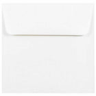 JAM Paper 6" x 6" Square Foil Lined Invitation Envelopes - White with Gold Foil - 50 Pack-Size: Square (6 x 6 inches), Great way to make your occasions even more special