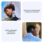 Google Pixel Buds 2a - Wireless Earbuds with Active Noise Cancellation - Hazel-Clear Calling - Hear and be heard - Clear Calling helps block background noise, so wind, external chatter or other distractions in your environment won’t interrupt your conversations. Your voice will come through loud and clear on every call