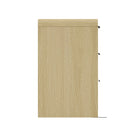 Manhattan Comfort Grace 60" Modern Double Dresser - Natural Oak/Black-Perfect for Bedroom Storage, Lamps or Display Items.