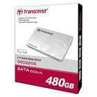 Transcend SSD220 480GB Internal Solid State Drive, 2.5"-Capacity: 480GB