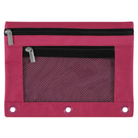 Merangue 3 Ring Binder Pouch - Pink-3 ring binder pouch 