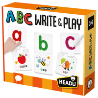 Headu ABC Write & Play Puzzles - Set of 34-Getting to know the alphabet