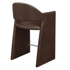 Modway Talia 37" Vegan Leather Counter Stool - Espresso-Floor Protecting Foot Pins