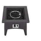 Modway Vivacity Outdoor Patio Fire Pit Table - Espresso-4