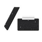 Logitech Keys-To-Go Bluetooth Keyboard for iPhone, iPad, and Apple TV - Black-Works with the screens you use most including iPhone, iPad, and Apple TV, and comes with a built-in phone stand
