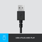 Logitech USB Headset H390-Cable length: 8 feet