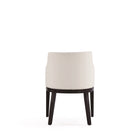 Manhattan Comfort Gansevoort 22.5" Modern Faux Leather Upholstered Dining Armchair - Cream - Set of 2-Home Assembly Required. All Hardware Included