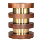 Zuo Marigot Side Table - Walnut-3 year limited warranty
