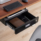 IntekView UD100 Under-Desk Storage Drawer with Lock-Dimensions: 21.3"W x 7.4"H x 23.1"D