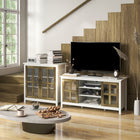 HOMCOM 31.5" L Kitchen Sideboard - White-The distinctive colour and effect make the kitchen cabinet unique