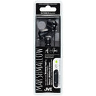 JVC HA-FX38M-B Marshmallow In-Ear Headphone with Mic & Remote, Black-10.0mm Neodymium driver