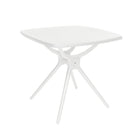 Dura Housewares Granada Bistro Table - White-Modern, versatile design
