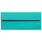 JAM Paper #10 Business Envelopes, 4 1/8 x 9.5, Brite Hue Sea Blue Recycled, 1000 Pack (15858B)-Sea blue