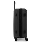 Swiss Mobility JFK Collection 26" Hardside spinner luggage - Black-Single 360-degree spinner wheels for effortless, smooth and quiet rolling