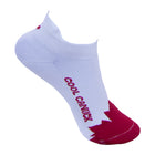 Cool Canuck Cooling Running Sock - White - Medium - 2 Pack-Machine wash with no fabric softener