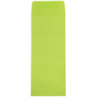 JAM Paper #12 Policy Envelopes, 4.75 x 11, Brite Hue Lime Green, 500 Pack (3156398H)-Ultra lime recycled paper envelope