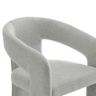 Modway Oslo Barrel Fabric Upholstered Dining Accent Chair - Dove Grey-10
