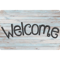 Ashley Productions Smart Poly The Original Fun Mat Welcome Mat - 15.5" x 23.5" - Beachwood Plank Welcome-Measurements and Design: The Beachwood Plank Welcome Mat measures 15.5" x 23.5".