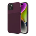 AXS PROTech Plus Dual-Layered Anti-Shock Sleek Case for Apple iPhone 15 - Sangria-Drop resistant up to 10 feet