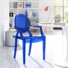 Modway Casper Dining Armchair - Blue-Stackable