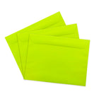 JAM Paper 9 x 12 Booklet Envelopes, Brite Hue Ultra Lime Green, 100 Pack (5156771g)-Opening: booklet