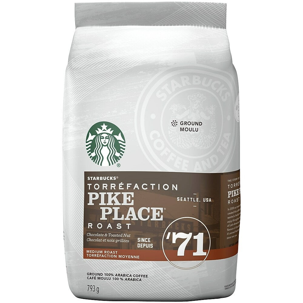 Starbucks Pike Place Roast 793g 9個セット Starbucks Roast & Ground Coffee - Pike Place - 793g | staples.ca