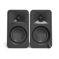 Kanto 100W Reference Desktop Speakers with USB-C, RCA and Bluetooth 5.0 - Matte Black - 2 Pack-3/4" Silk Dome Tweeters