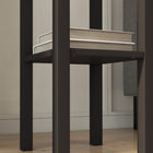HOMCOM 2-Tier Side Table with Storage - Coffee-Material: MDF Board
