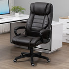 Vinsetto High Back Executive Massage Office Chair with 6-Point Vibration - Brown-Six vibrating massage points: four on the back and two in the seat. Comes with wired remote for control