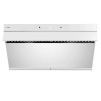 Fotile JQG9015W Slant Vent Series Range Hood - 36" - White-White tempered glass