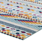 Modway Reflect Cadhla Vintage Abstract Geometric Lattice Indoor/Outdoor Area Rug - 5 ft W x 8 ft L - Multicolored-8